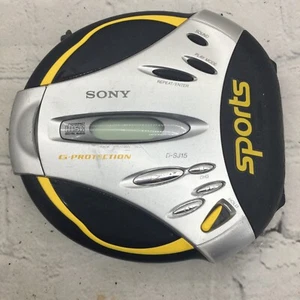 Sony Walkman Sports D-SJ15 Yellow CD Tested Works - Picture 1 of 5