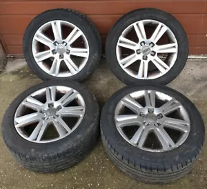 Audi 17 INCH ALLOY WHEELS SET 225/50/17 ET45 7.5x17. Also Fit WV, Skoda And Seat - Picture 1 of 11