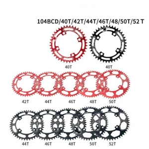 DECKAS Fahrrad Kettenblatt BCD104 mm 40/42/44/46/48/50/52T MTB Fahrrad Kettenräder rund - Bild 1 von 14
