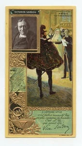 New Art.Chromo Lefèvre-useful.Personality. Victorian Sardou - Picture 1 of 2