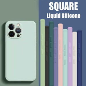 For iPhone 13 12 Pro Max 11 XR XS 8 7 Original Liquid Silicone Rubber Case Cover