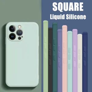 For iPhone 15 14 13 12 Pro Max 11 XR XS 8 7 Liquid Silicone Rubber Case Cover - Picture 1 of 24