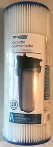 Truwater ~ Cartucho Sedimentador Filtro ~ Type "A" ~ 20 Micras ~ Brand New - Picture 1 of 4