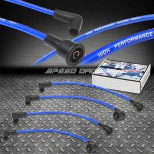 9MM SPIRAL CORE SPARK PLUG IGNITION WIRE CABLE FOR 93-97 MAZDA RX7 FD3S 13B-REW - Photo 1 sur 1
