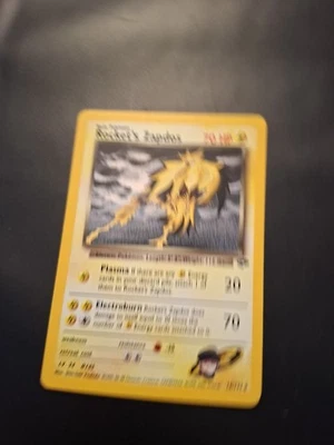 Pokemon Karte Rocket's Zapdos 15/132 Gym Challenge Holo Vintage Holo Excellent - Bild 1 von 4