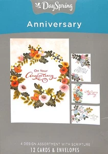 Boxed Cards Anniversary: Flower - Picture 1 of 1
