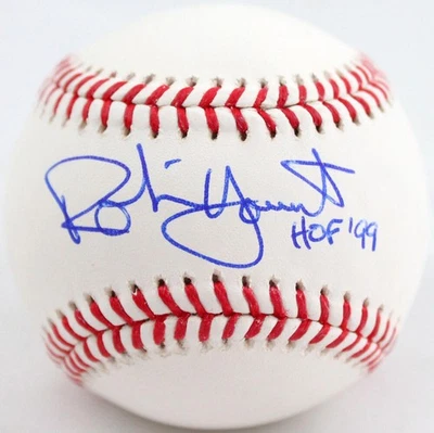 Robin Yount Autographed Rawlings OML Baseball w/ HOF 99-Beckett W Hologram - Image 1 of 4