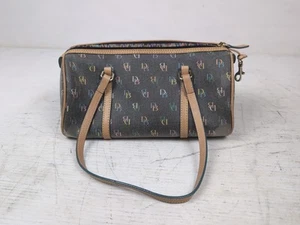 Dooney And Bourke Rainbow Color Zipper Barrel Purse - Medium Size - Picture 1 of 10