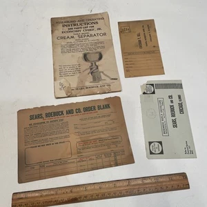 Economy Chief Cream Separator assembling operating instructions, parts list - Picture 1 of 5