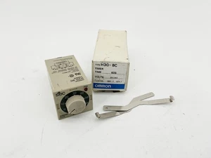 Nuovo Omron H3G-8C Mini Relè Timer 24VAC 5A 50/60Hz 0-60 Sec - Foto 1 di 5