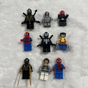 Lego Marvel Super Heroes Minifigures Lot and Accessories venom Ultron Wolverine - Picture 1 of 19