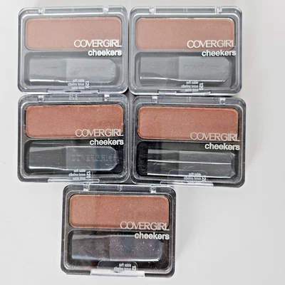 Covergirl Cheekers Blush Lot of 5  120 Soft Sable 0.12 oz - Image 1 of 4