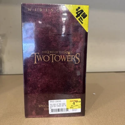 Lord of the Rings The Two Towers Special Extended Edition Box Set VHS NEW SEALED - Image 1 of 4