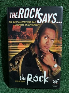 Dwayne The Rock Johnson WWF WWE "The Rock Says" Hardcover Buch 1. Auflage 2000 - Bild 1 von 7