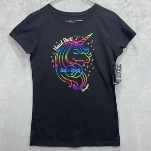 Camiseta Hard Rock Café Tampa Negra Juvenil XL Extra Grande Unicornio Multicolor - Imagen 1 de 11