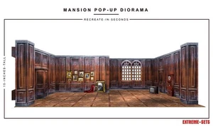 Extreme-Sets Mansion Pop-Up 1/12 Scale Diorama Sealed Neu - Bild 1 von 3