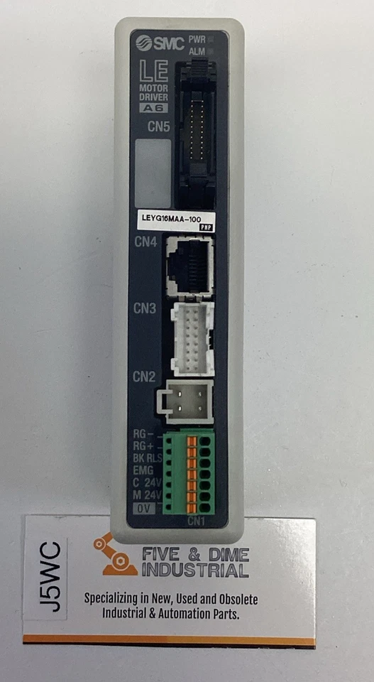 SMC LECA6P3D-LEYG16MAA-100 Step LE Motor Driver Controller 24VDC - Image 1 of 4