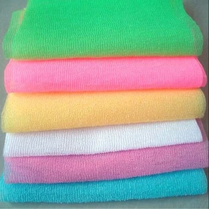  5 Stück Nylon Badetuch Rückenschrubber Körperpeeling Tuch Dusche - Bild 1 von 8