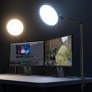 10.2" Desk Ring Light with Stand for Zoom Meetings, Ring Light - Picture 1 of 9