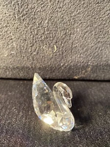 Figura vintage de cisne de cristal de Swarovski, logotipo - Imagen 1 de 6