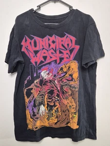 Municipal Waste Wolves of Chernobyl T-Shirt Tee Size M American Trash Band Music - Bild 1 von 4