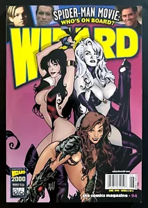 Wizard: The Guide to Comics #94 Hi-Grade Adam Hughes Vampirella Lady Death 1999 - Picture 1 of 3