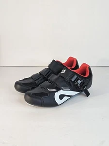 Peloton Bike Cycling Shoes Size EU 40 Womens 9 Mens 7 Red Black G-19 - Picture 1 of 15
