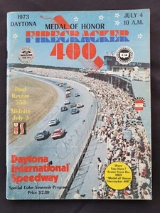 1973 NASCAR Daytona Firecracker 400 Program, David Pearson Win #74 - Bild 1 von 16
