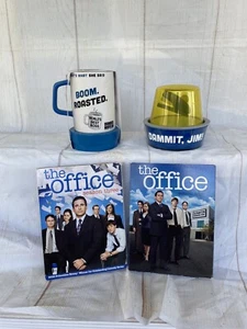 NBC The Office Fan Gift Bundle Theme Song Mug, Stapler Perpetual Calendar DVDs - Picture 1 of 23