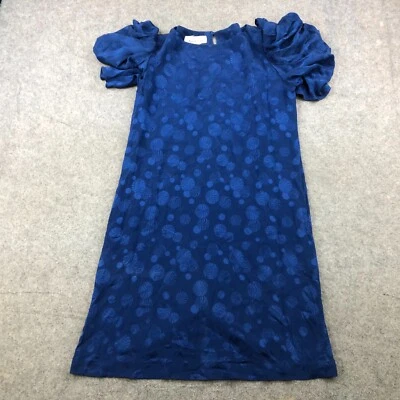 Платье женское Argenti 6 синее абстрактный принт шелк - Изображение 1 из 4