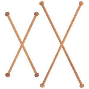 4 Pcs Quilt Hanger for Wall Display Tapestry Wooden Hanging Pole - Picture 1 of 12