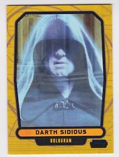 2013 Topps Star Wars Galactic Files 2 SP Blue Foil #381 Darth Sidious 202/350