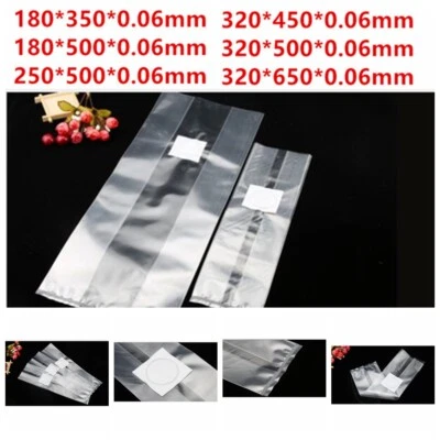 Sacchetto coltivazione fiori funghi PVC substrato alta temperatura pre sigillabile 6 misure 50/100 pezzi