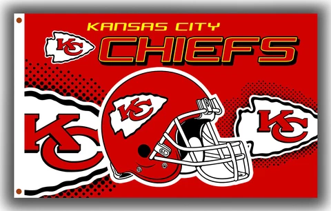Kansas City Chiefs Football Team Memorable Flag 90x150cm 3x5ft Best banner Cover
