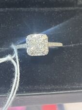 Lady's Diamond Engagement Ring 25 Diamonds .25 Carat T.W. 14K White  (BBP000376)