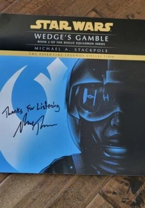 2022 STAR WARS CELEBRATION WEDGE'S GAMBIT POSTER SIGNED BY MICHAEL STACKPOLE - Picture 1 of 1