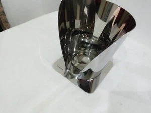 Bugatti Steel Vaso Design I Rifino/ L Ruggieri vintage - Foto 1 di 7