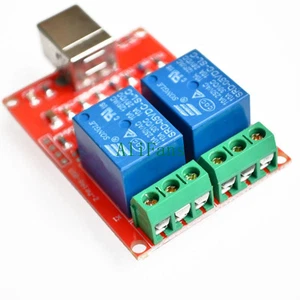 5V USB Relay 2 Channel Programmable Computer Control For Smart Home - Bild 1 von 5