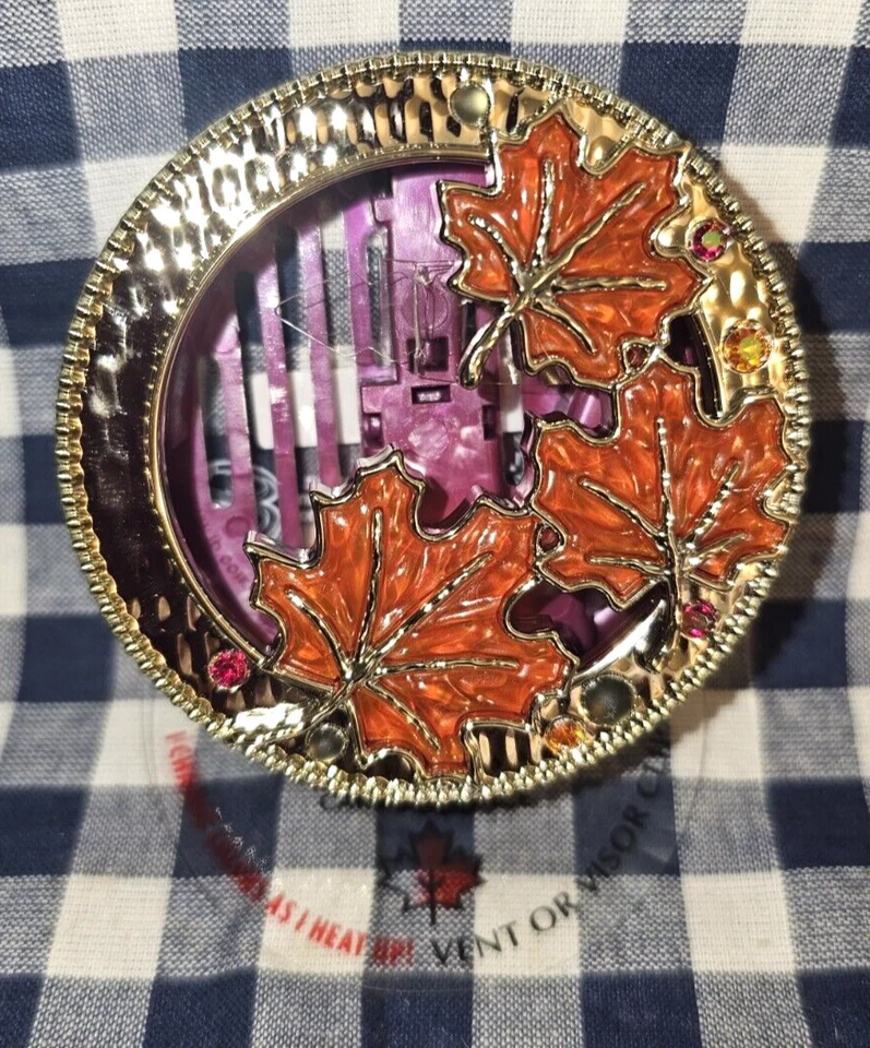 NUEVO Hojas CAMBIO DE COLOR Perfuma Portátil Coche Ventilación O Visera Clip Baño y Cuerpo Funciona Foto 1 de 1