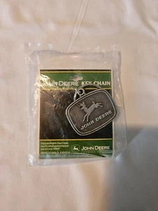 Vintage John Deere Key Chain Pewter New. Made In The USA - Bild 1 von 2
