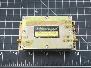 Vintage E&m Laboratories Rf Amplifier? Filter? Bandpass? Bueller? - Afbeelding 1 van 4