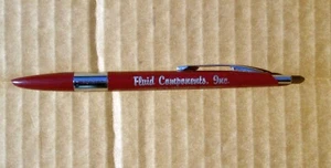 Fluid Components Inc Oklahoma OK  Hydraulic Vtg Advertising Ballpoint Click Pen - Picture 1 of 3