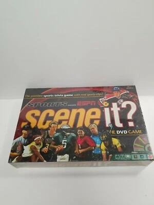 Scene It? Sports/ESPN Edition The DVD Trivia Board Game Mattel New Sealed - Image 1 of 4
