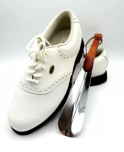 Zapatos de golf Etonic Lites para mujer talla 6,5 blancos rendimiento sin clavos, nuevos sin etiquetas - Imagen 1 de 9