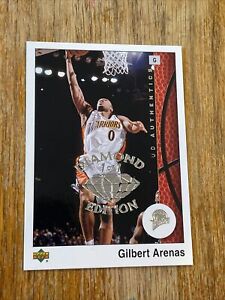 2002-03 Upper Deck #25 Gilbert Arenas  1/1 SP Diamond Edition True 1 of 1 Card