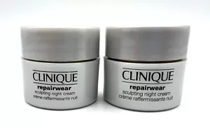 2 Pcs: Clinique Repairwear Sculpting Night Cream ~  15 ml*2=30ml/1.0 oz total - Picture 1 of 2