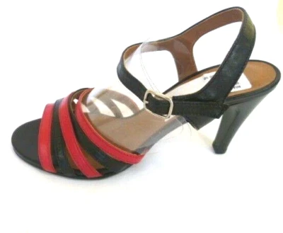 41 7,5 von Alba Moda Schuhe High Heels Sandalen Sandaletten Leder schwarz - Bild 1 von 3