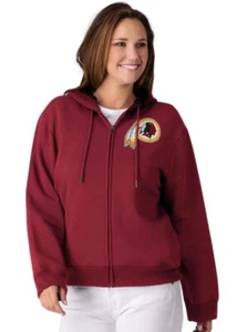 NWT Washington Redskins Official NFL G-III 4Her Women Full-Zip Bling HOODIE, 2XL - Picture 1 of 4