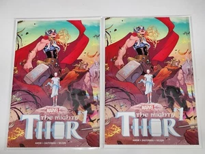 MIGHTY THOR #1 (2016) Jane Foster Marvel variante envolvente Jason Aaron lote x2 - Imagen 1 de 1