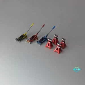 1/64 Scale Diorama Jack Model Car Workshop Repair Props Tool Scene Display Model - Picture 1 of 14